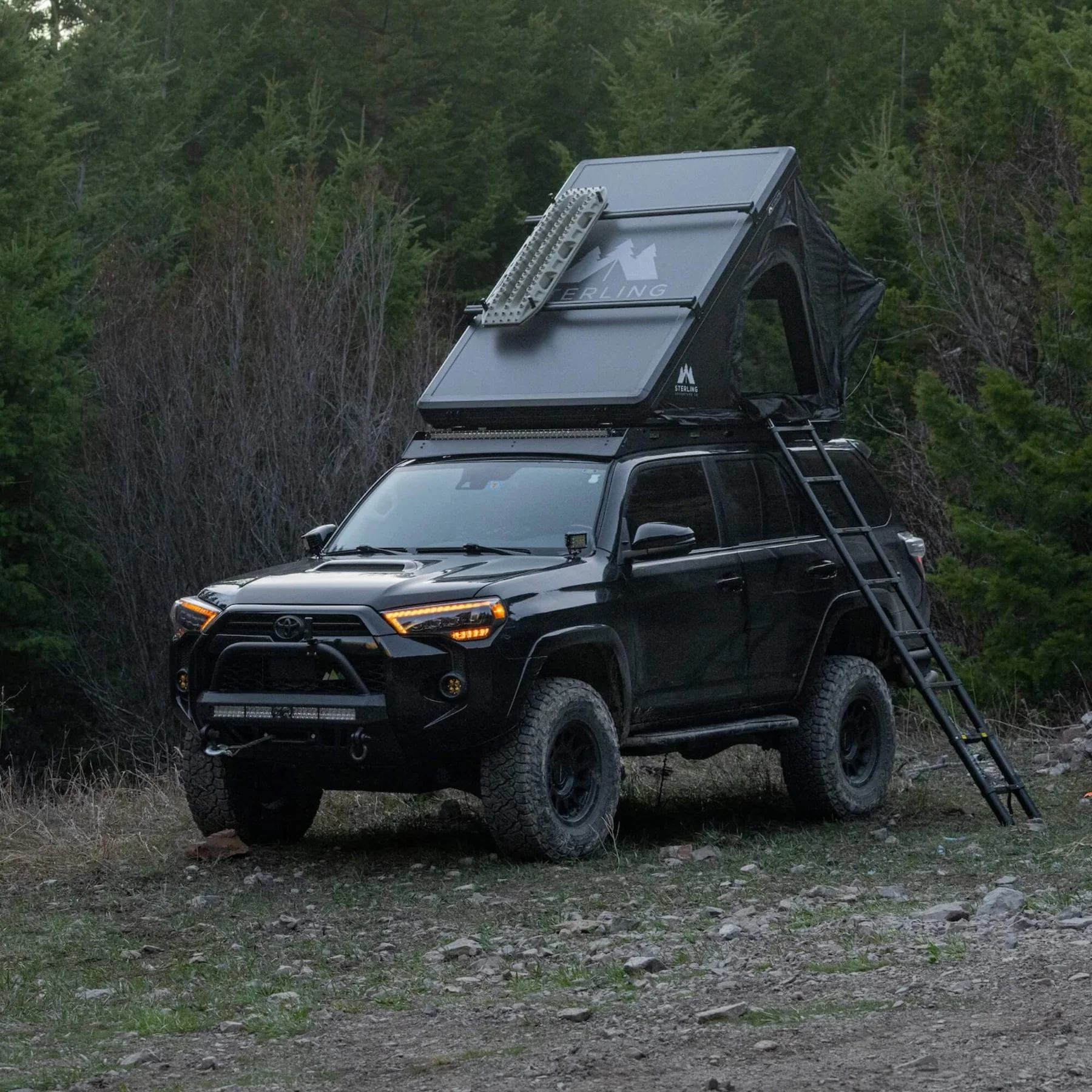 wasatch lite v2 tent on 4runner