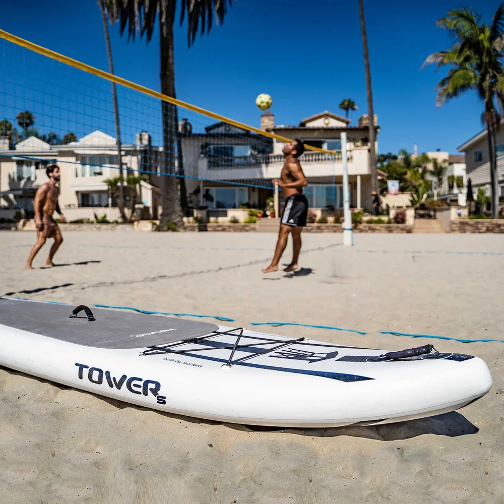 tower all around board at beach