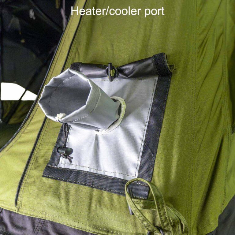 Rear heater and cooler port on the Walkabout 87 2.0