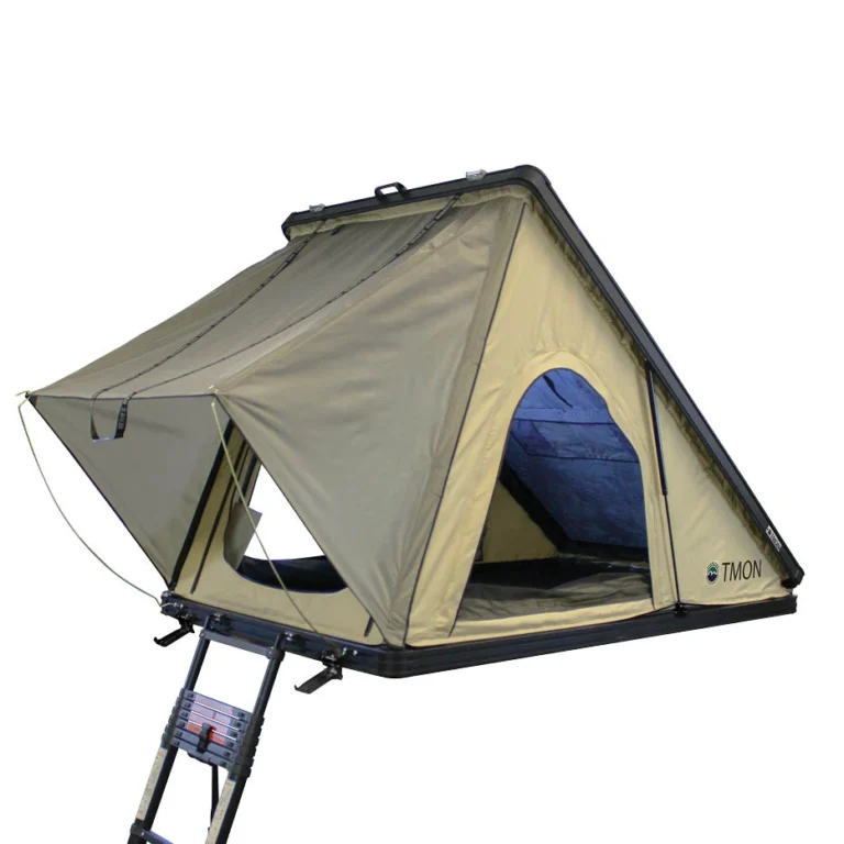 OVS TMON review: the LD TMON aluminum clamshell open with its ladder