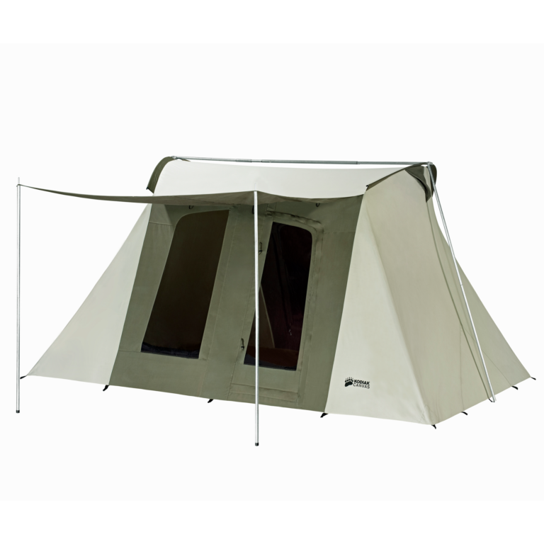 Pitch a Roomy 10x14 Canvas Camp on Your Own